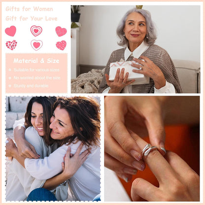 Comfort hug ring for daughter in elegant packaging