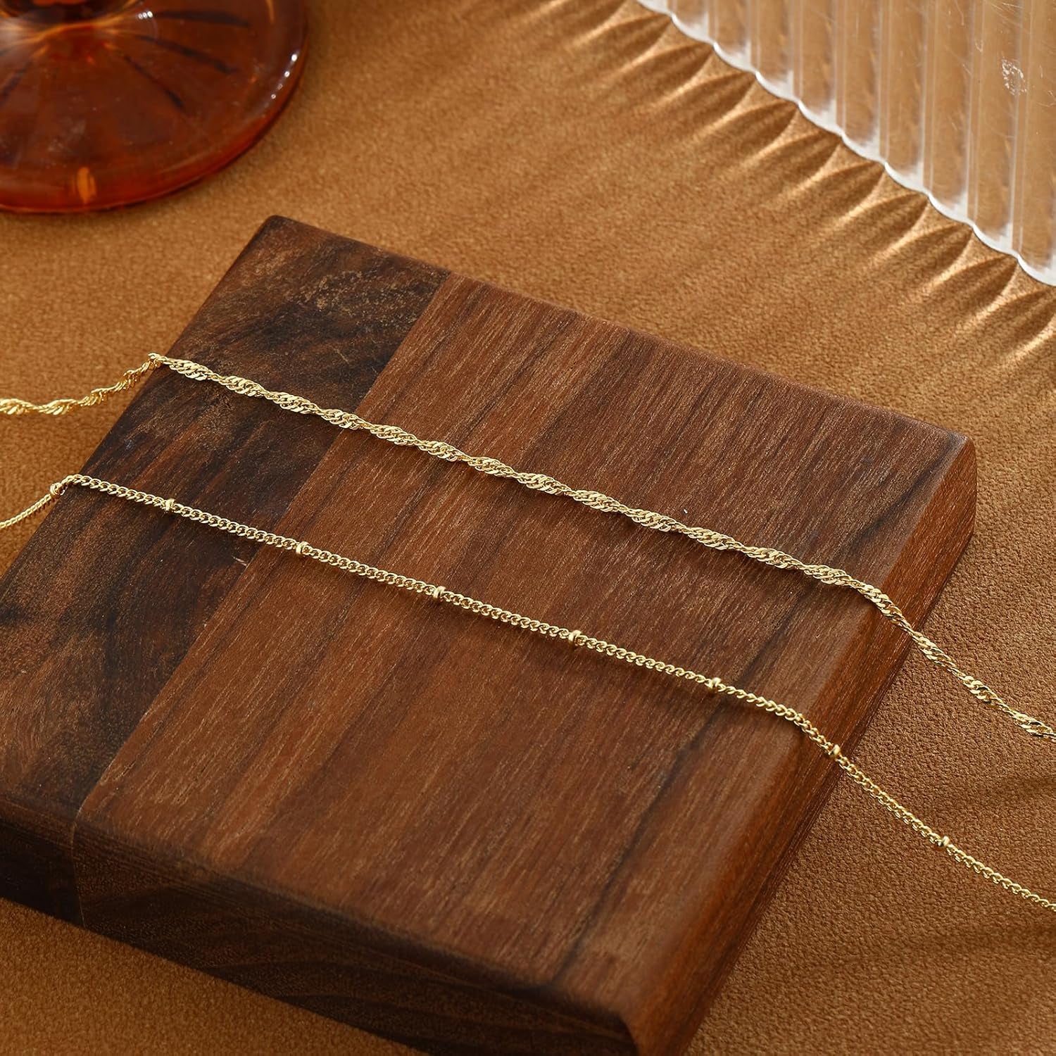 Gold Waist Chain for Women Dainty 14K Gold Plated Layered Belly Chain Adjustable Bikini Belly Beads for the Waist Waterproof Beach Accessories Body Chain Jewelry for Gifts