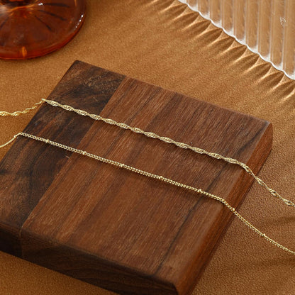 Gold Waist Chain for Women Dainty 14K Gold Plated Layered Belly Chain Adjustable Bikini Belly Beads for the Waist Waterproof Beach Accessories Body Chain Jewelry for Gifts