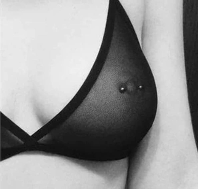 Magnetic Fake Piercing Jewelry – Non-Piercing Stainless Steel Body Jewelry for Ear, Nose, Lip, Nipple – for Adults Only – Not a Toy