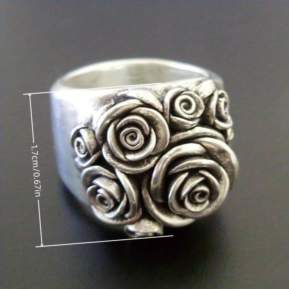 Premium cubic zirconia rose ring for anniversary and special occasions