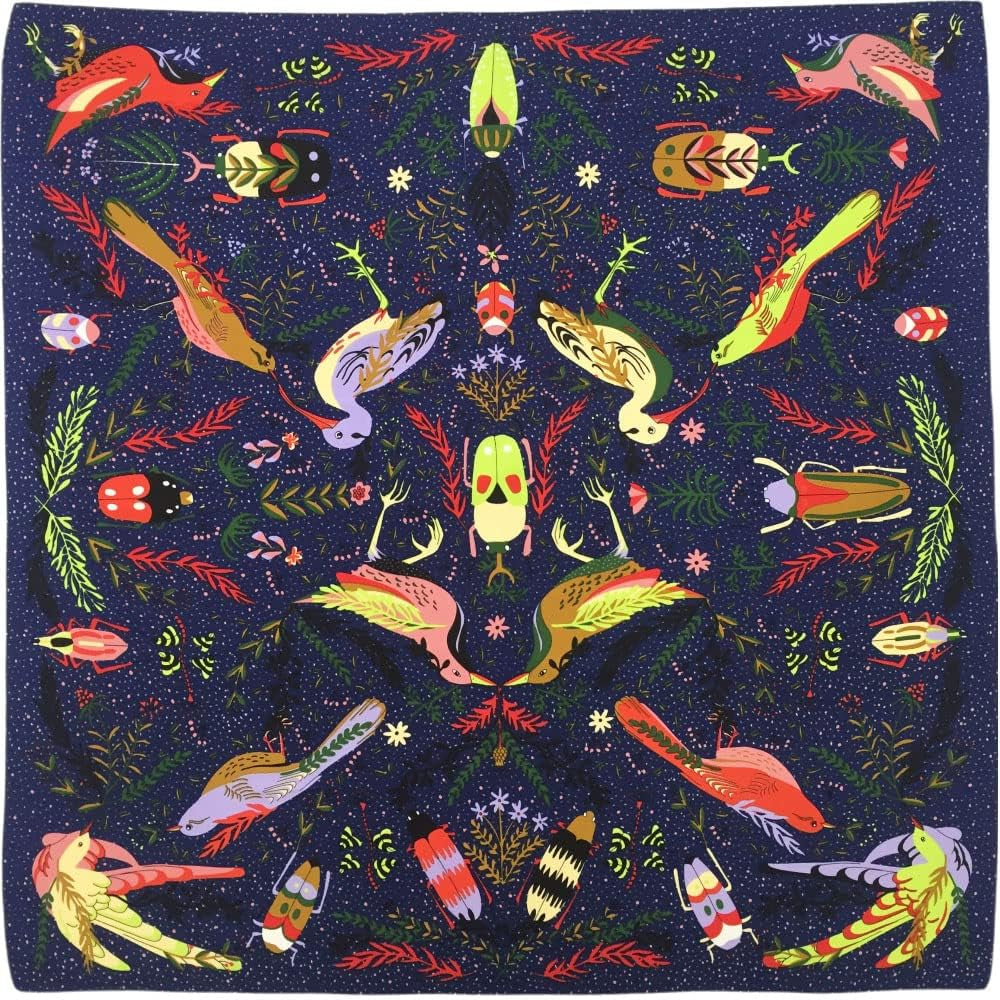 Julunar Silk like Head Scarf for Women - Satin Large Hair Scarves - 35" Square Silk Hair Wrap for Sleeping with Gift Packed