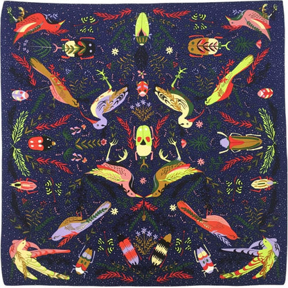 Julunar Silk like Head Scarf for Women - Satin Large Hair Scarves - 35" Square Silk Hair Wrap for Sleeping with Gift Packed