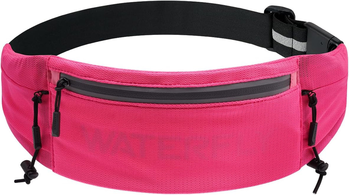 WATERFLY fanny pack flat lay showing all features and pocket organization
