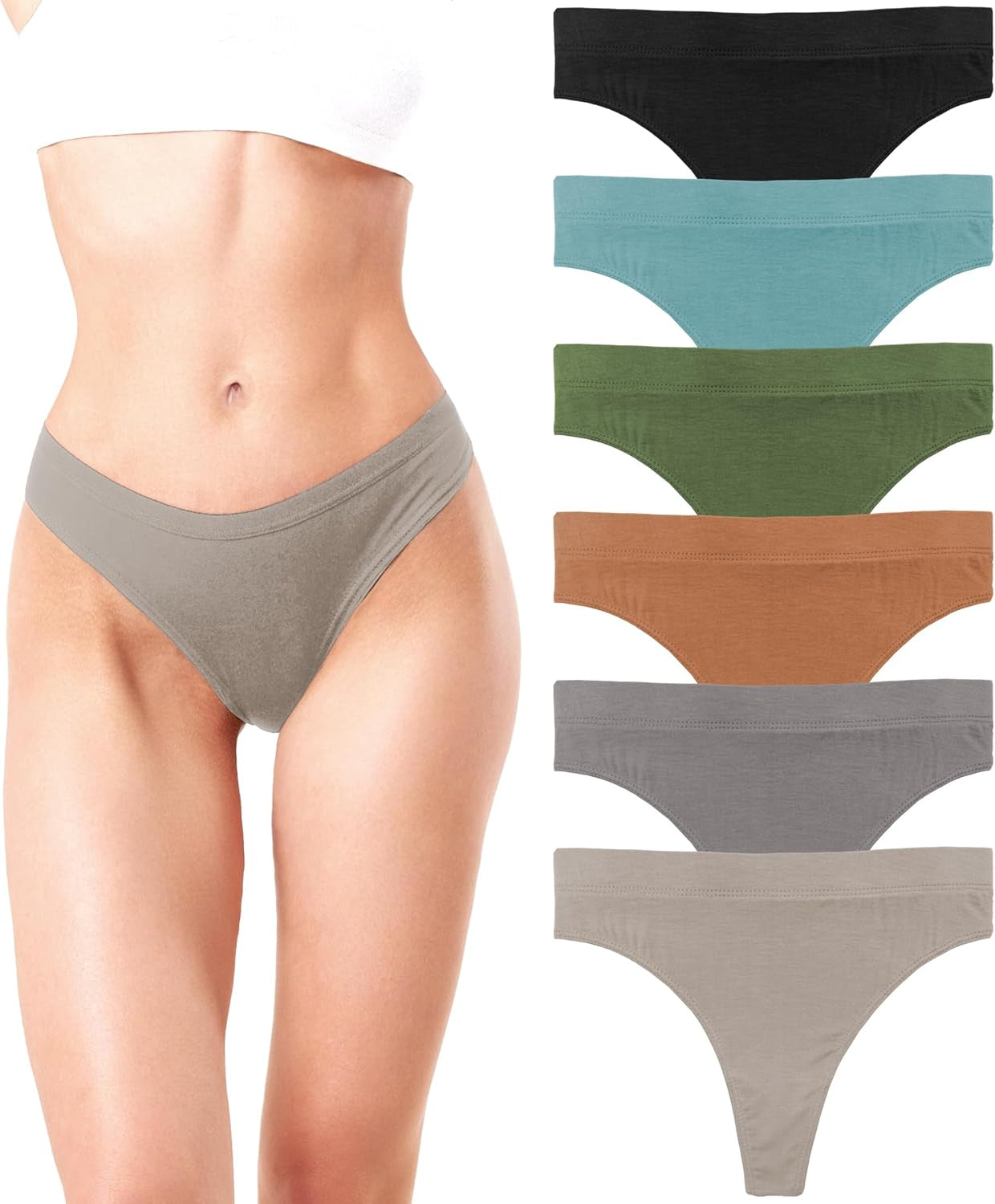 Ultra-soft Sexy Basics sport thong no visible panty lines