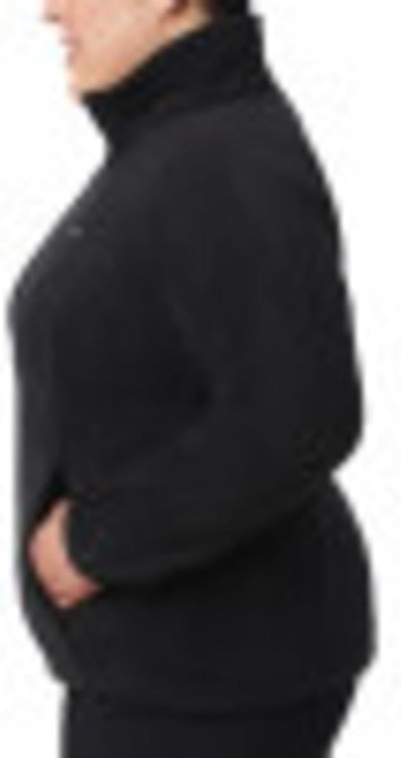 Sleeve and shoulder fit of women's Columbia fleece jacket
