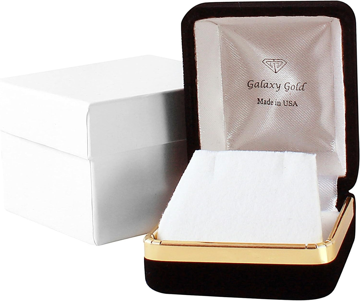 Galaxy Gold GG 14K Yellow Gold 18" Necklace with 4.83 Carat Natural Cushion-Shaped Sapphire