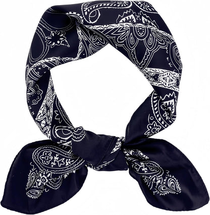 Satin Head Scarf Silk like Hair Scarf Stain Bandana for Women Hair Scarves Accessories Lightweight Fashion Wrap Neck Silk