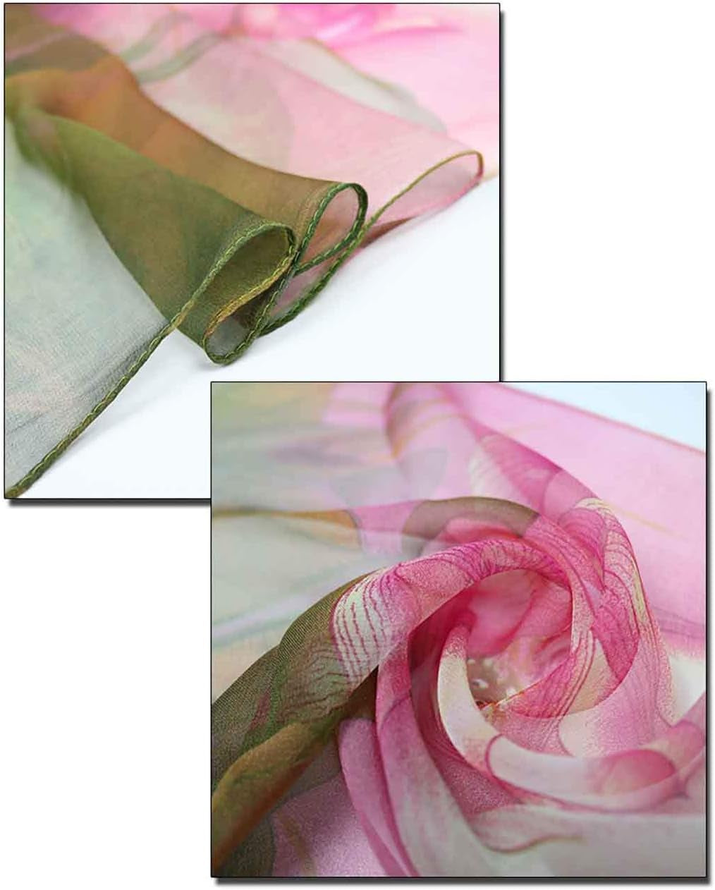 Scarfs for Women Lightweight Print Floral Pattern Scarf Shawl Fashion Scarves Sunscreen Shawls