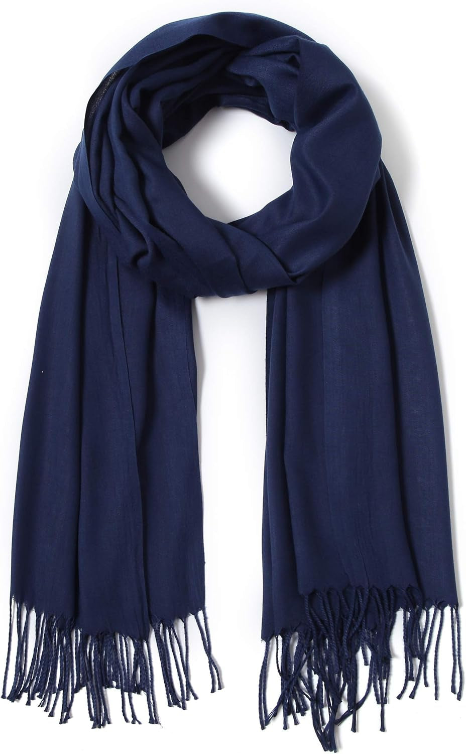 Cindy & Wendy Pashmina Shawls and Wraps Large Scarfs for Women Wedding Party Bridal Long Fashion Solid Shawl Wrap Fringes