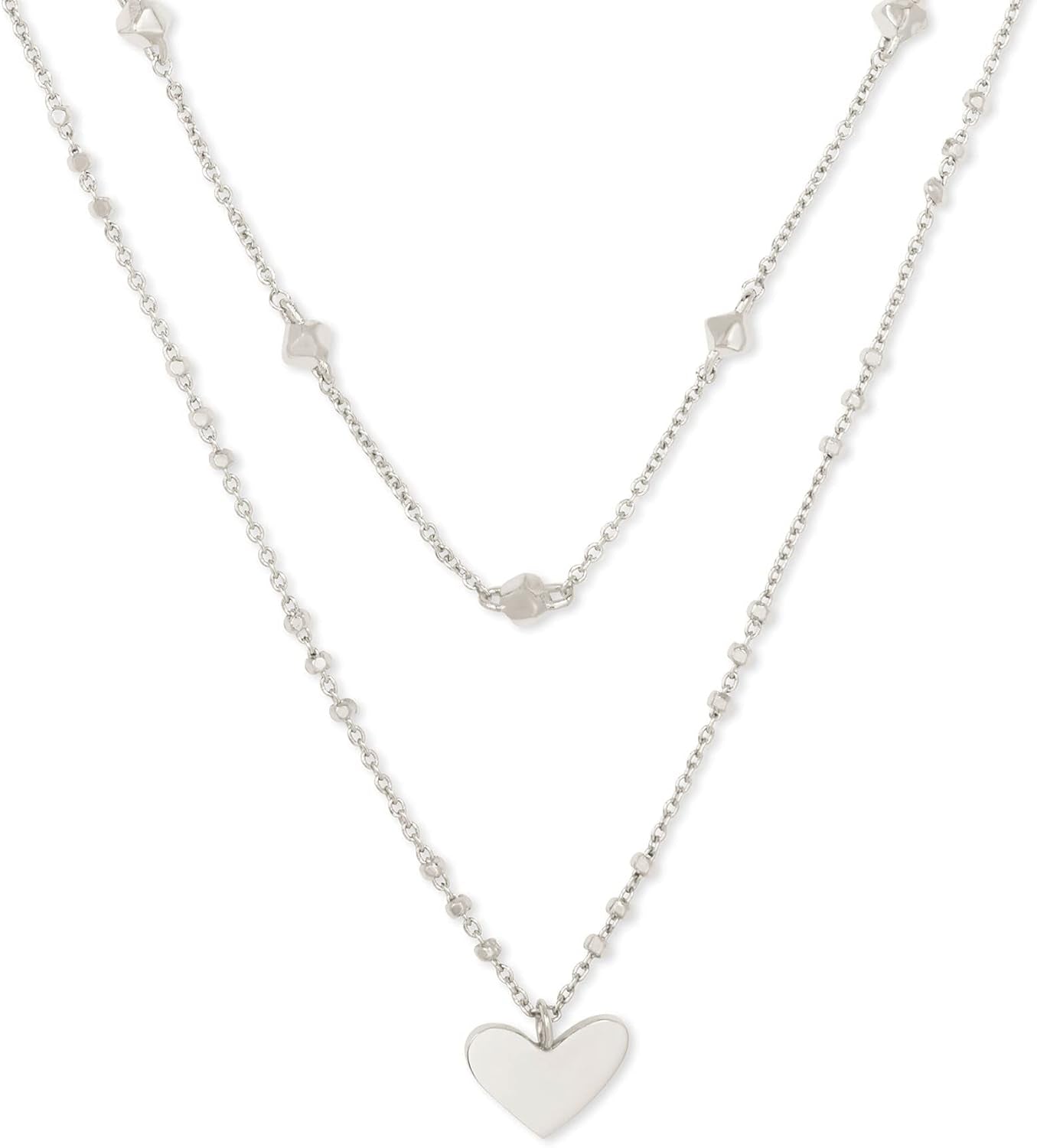 Kendra Scott Ari Heart Multistrand Necklace, Fashion Jewelry for Women