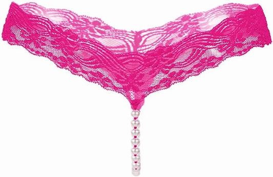 Floral cheeky thong panties in vibrant botanical print design