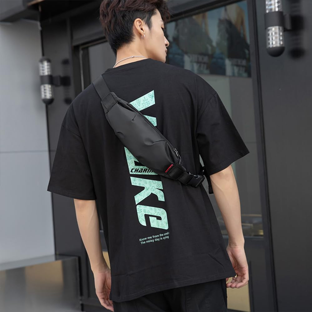 Crossbody waist pack with phone pocket sized for women's smartphones