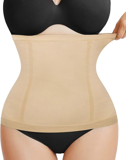 Postpartum belly band wrap and waist trainer product display