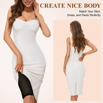 Compression shapewear fabric detail showing quality material and construction