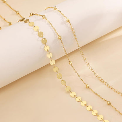 CHESKY Waist Chain for Women, Dainty 14K Gold Plated Waist Beads Gold Chain Belt for Womens Simple Body Chain Jewelry for Womens Belly Chain Y2K Belt Accessories Gold Jewelry for Women Gifts