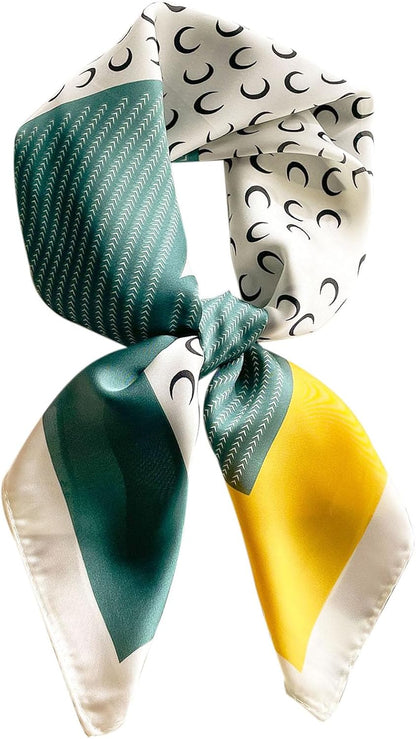 Satin Bandanas Head Scarf for Women Hair Scarves Accessories Lightweight Fashion Wrap Neck Silk Sleeping Headscarf