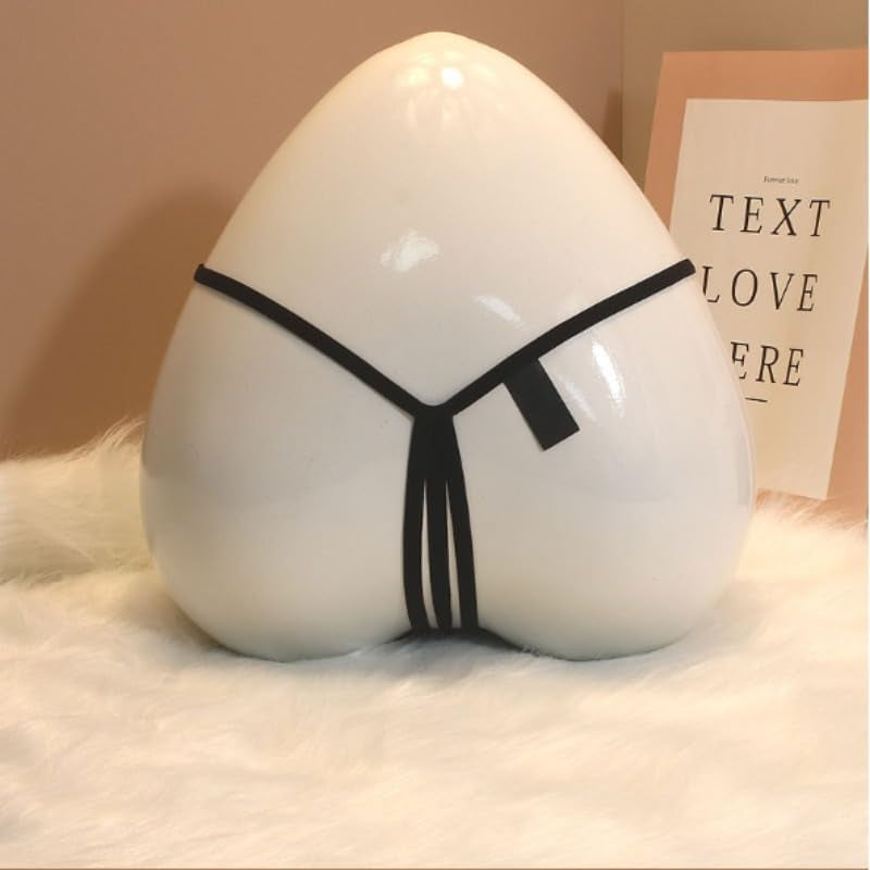 Pearl pendant detail on luxury women's g-string thong panty