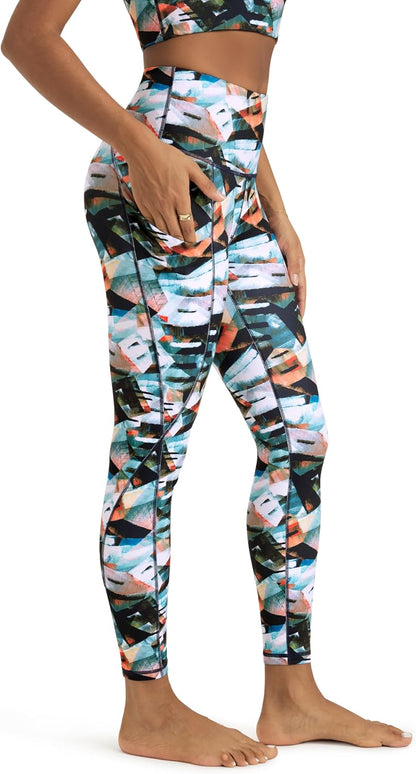 ODODOS Women'S High Waisted Yoga Leggings with Pockets, Tummy Control Non See through Workout Athletic Running Yoga Pants