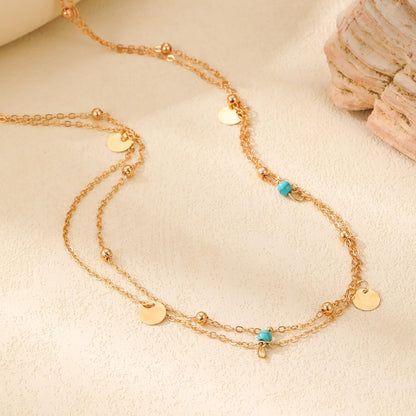 2 PCS Gold Waist Chains, Dual Layer Chain for Women, Sexy Body Chains Dainty Boho Style Layer Beach Waist Chain, Adjustable Bikini Belly Chains Jewelry Accessories for Women, Multiple Styles