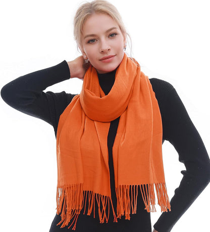 RIIQIICHY Scarf for Women Scarves and Wraps Winter Warm Pashmina Shawl for Cold Weather