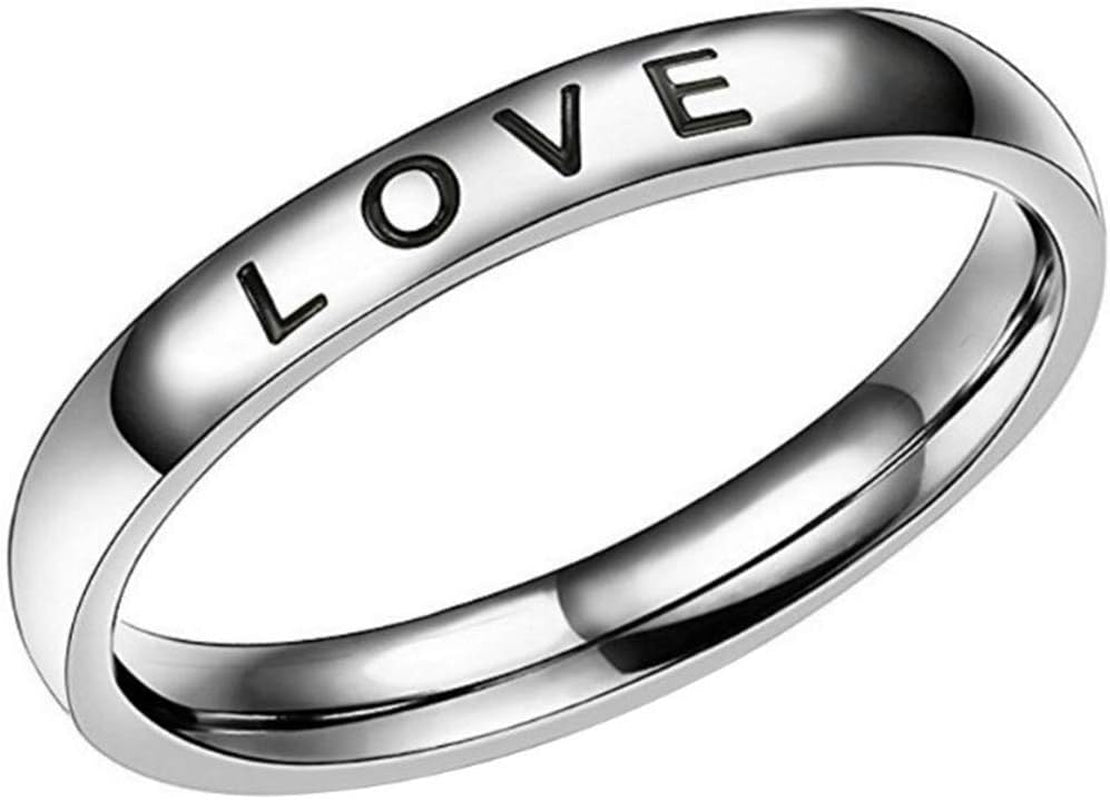Jude Jewelers 4mm stainless steel durable wedding ring with inspirational design