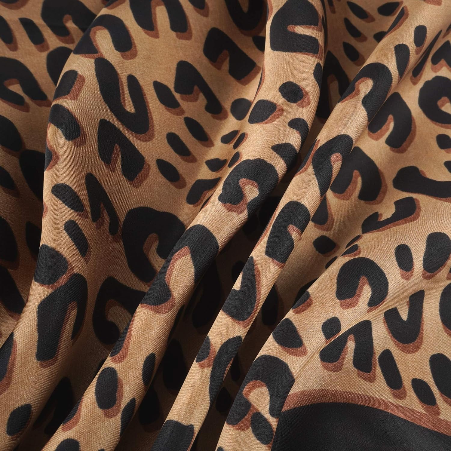 YOUR SMILE Silk like Scarf Square Satin Hair Scarf Fashion Neck Scarfs for Women 27'' X 27''