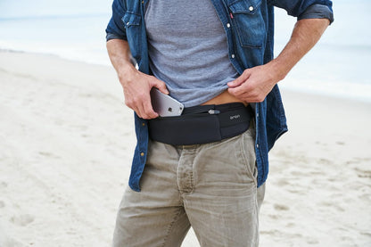 Passport holder running belt for travel safety