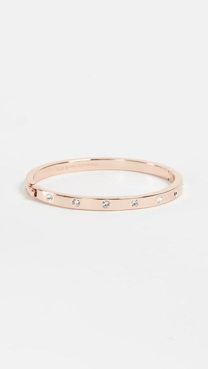 Kate Spade New York Set in Stone Metal Hinged Bangle