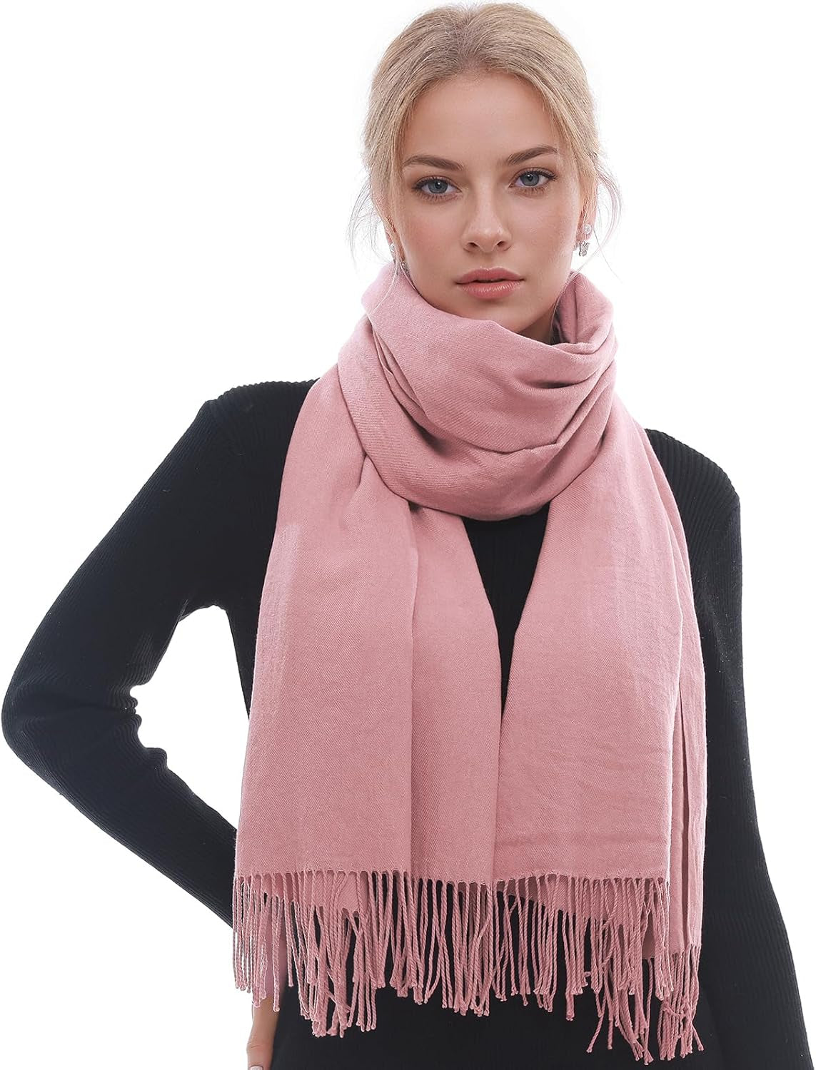 RIIQIICHY Scarf for Women Scarves and Wraps Winter Warm Pashmina Shawl for Cold Weather