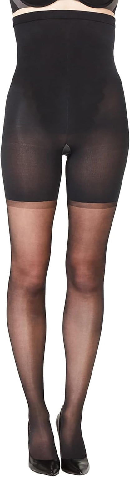 Spanxshape high-waisted shear pantyhose tummy control front