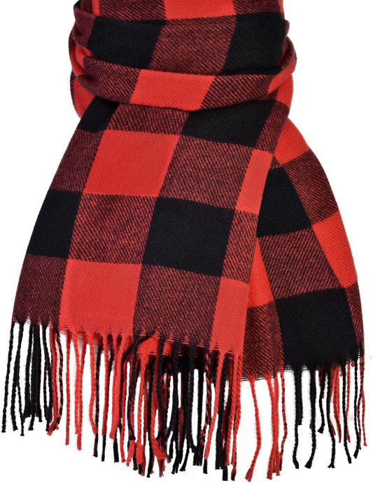 Pleneal Scarf for Women, Womens Winter/Fall Scarf,Long Plaid Shawls and Wraps, Cashmere Feel Blanket Pashmina Scarves