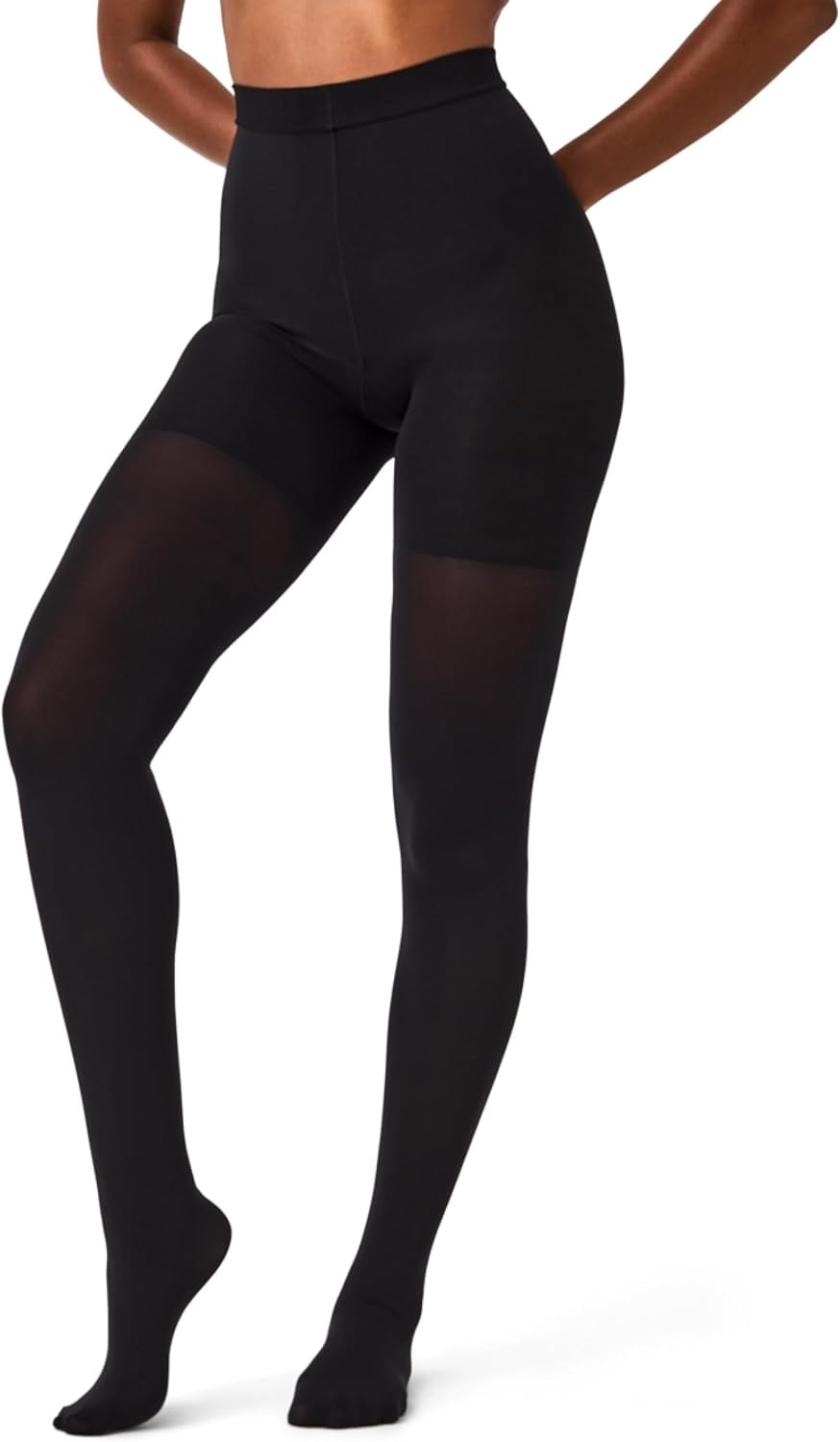 SPANX Tight-End Tights in black with level 3 shaping control