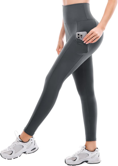 High waisted soft leggings comfortable yoga workout pants