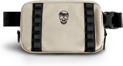 Durability test of waterproof crossbody bag showing water resistance