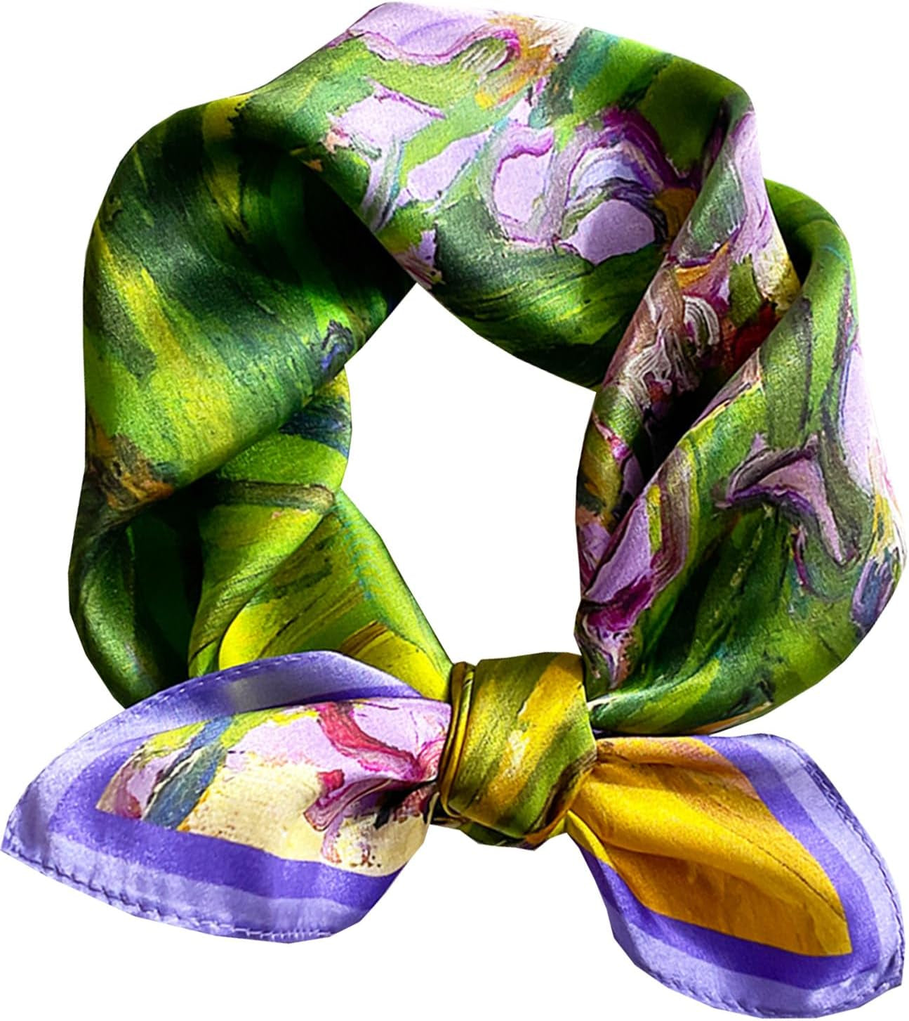 Neck Scarf for Womens Silky Head Scarves Hair Bandanas Square Scarf Fashion Accessories Lightweight