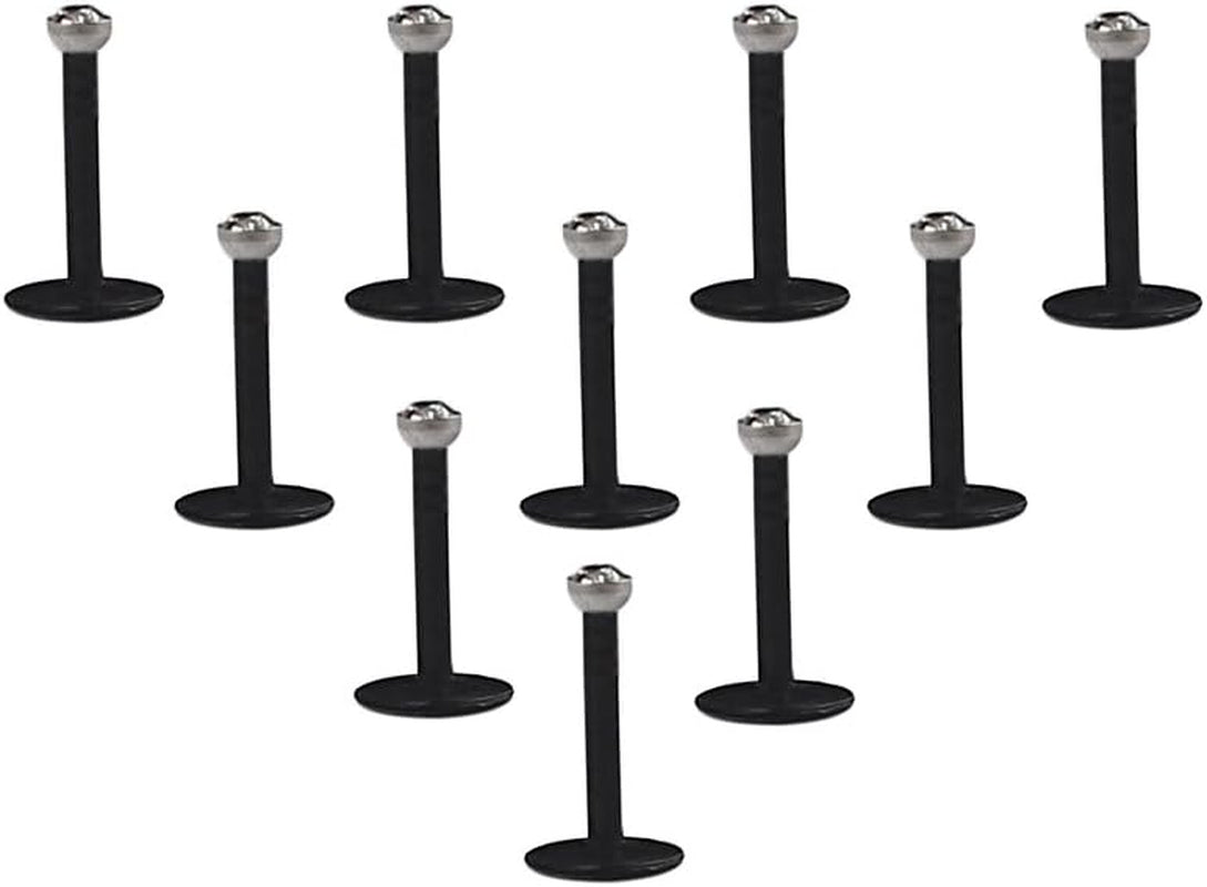 Ruifan 16G Clear UV Flexible Acrylic 2Mm CZ Gem Labret Monroe Lip Ring Tragus Helix Cartilage Earring Stud Barbell Body Piercing Jewelry