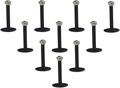 Ruifan 16G Clear UV Flexible Acrylic 2Mm CZ Gem Labret Monroe Lip Ring Tragus Helix Cartilage Earring Stud Barbell Body Piercing Jewelry