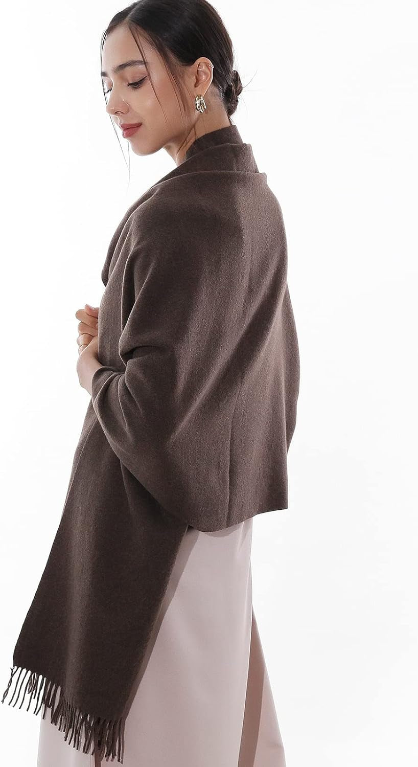 RIIQIICHY Winter Scarfs for Women Pashmina Shawls Wraps for Evening Dresses Large Warm Soft Scarves