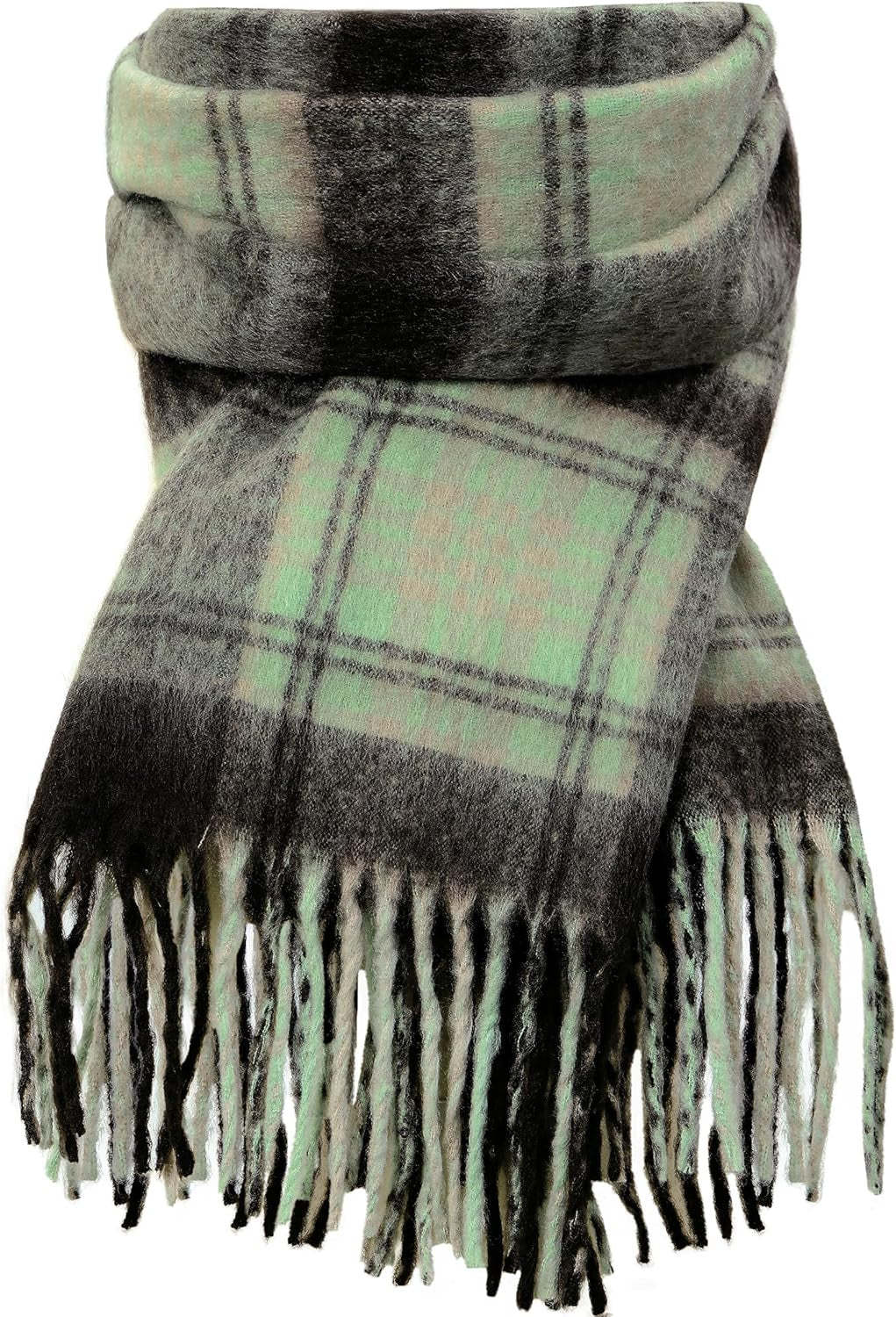 DOFOWORK Winter Scarf for Women - Winter Scarves for Women/Men 81"×18" Tassel Blanket Scarf Womens Scarves Wraps