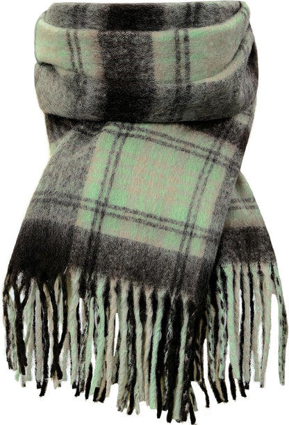 DOFOWORK Winter Scarf for Women - Winter Scarves for Women/Men 81"×18" Tassel Blanket Scarf Womens Scarves Wraps