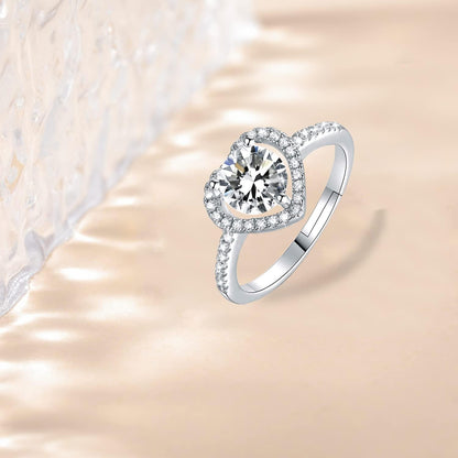 Moissanite wedding ring for women elegant design