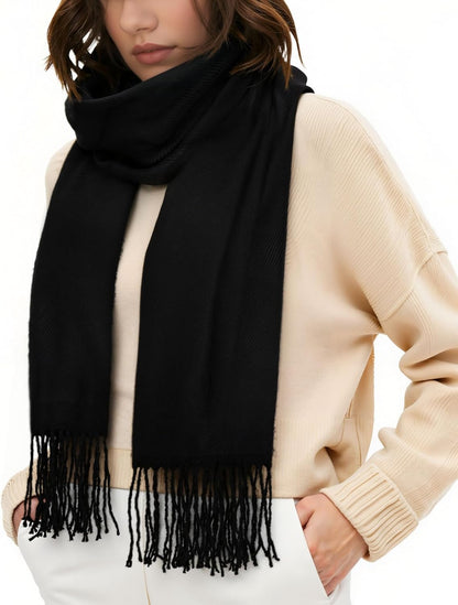 Ysense Winter Scarf for Women, Fashion Long Plaid Scarves Warm Big Tartan Blanket Wrap Shawl Ladies Gifts