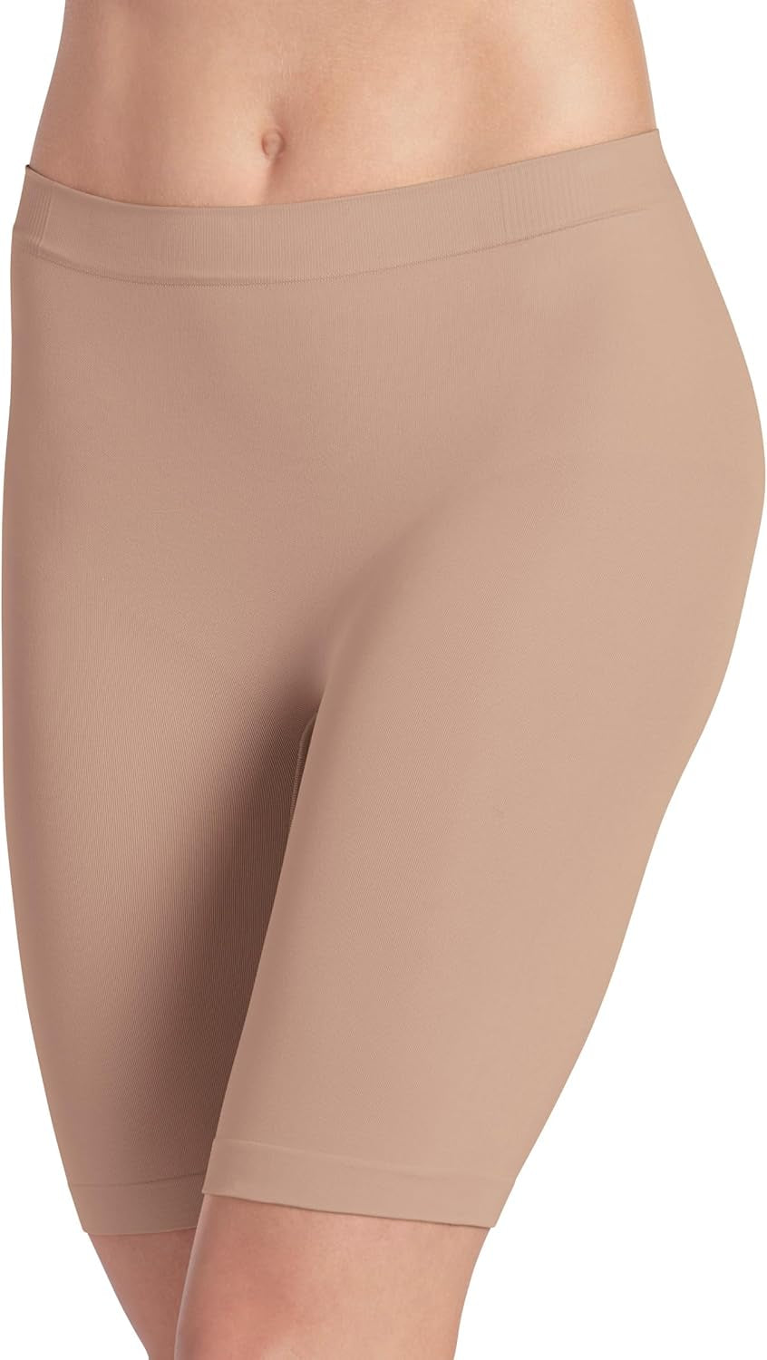 Jockey Skimmies seamfree ultralight slipshort in neutral tone front view