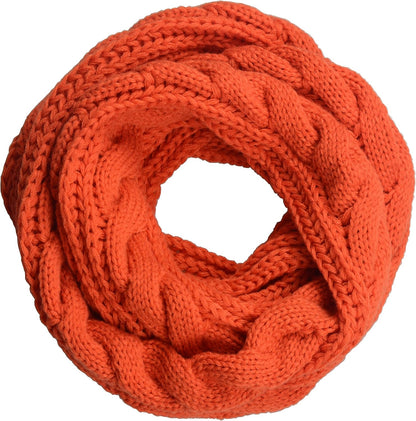 NEOSAN Womens Thick Ribbed Knit Winter Infinity Circle Loop Scarf
