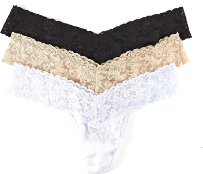Hanky Panky original rise thong in classic black