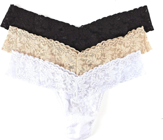 Hanky Panky original rise thong in classic black