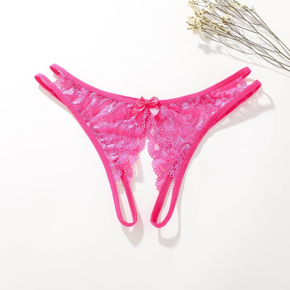 Justgoo lace thong stretchy waistband comfort detail