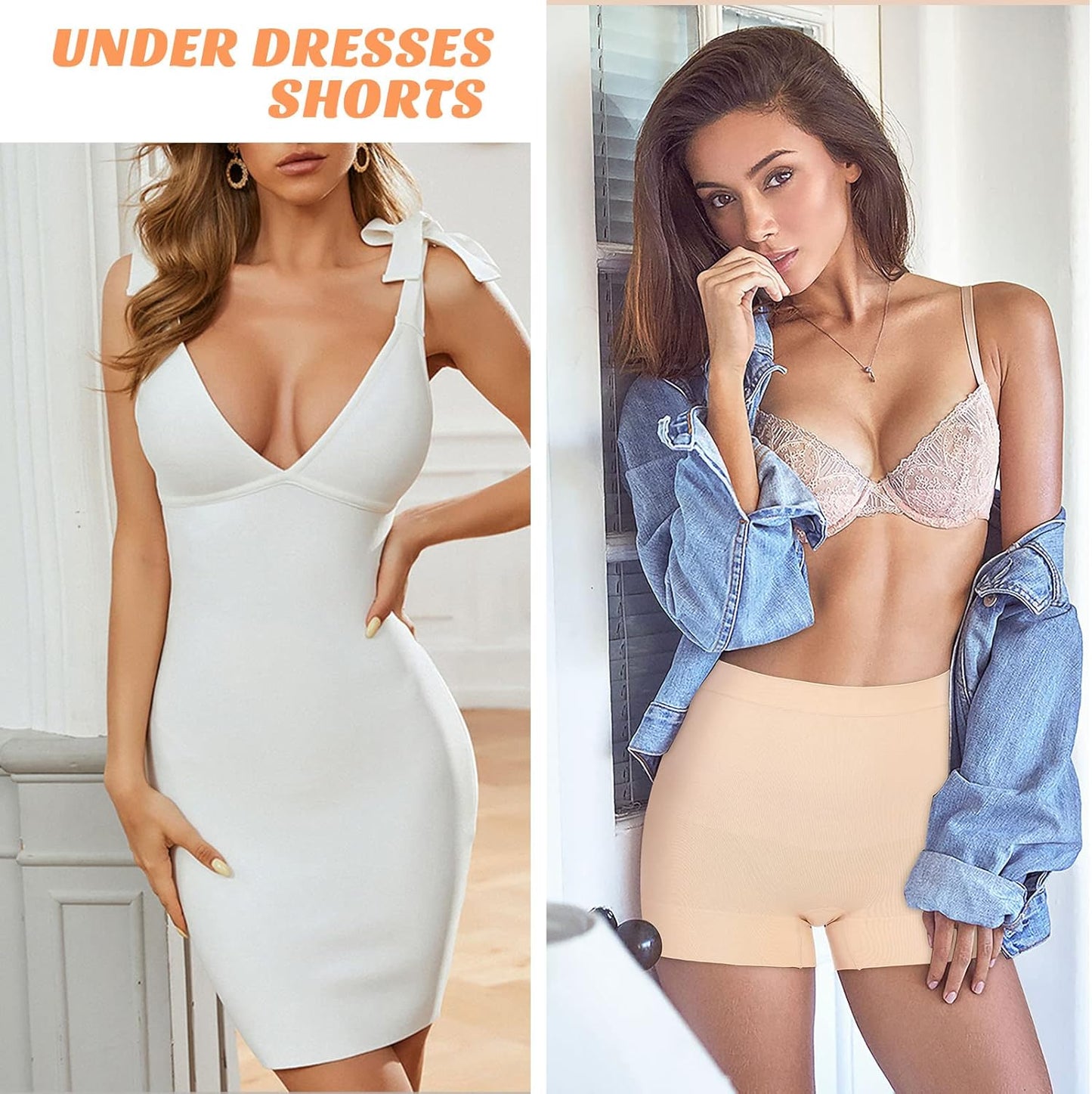 Shaping underwear with smooth tummy control panel