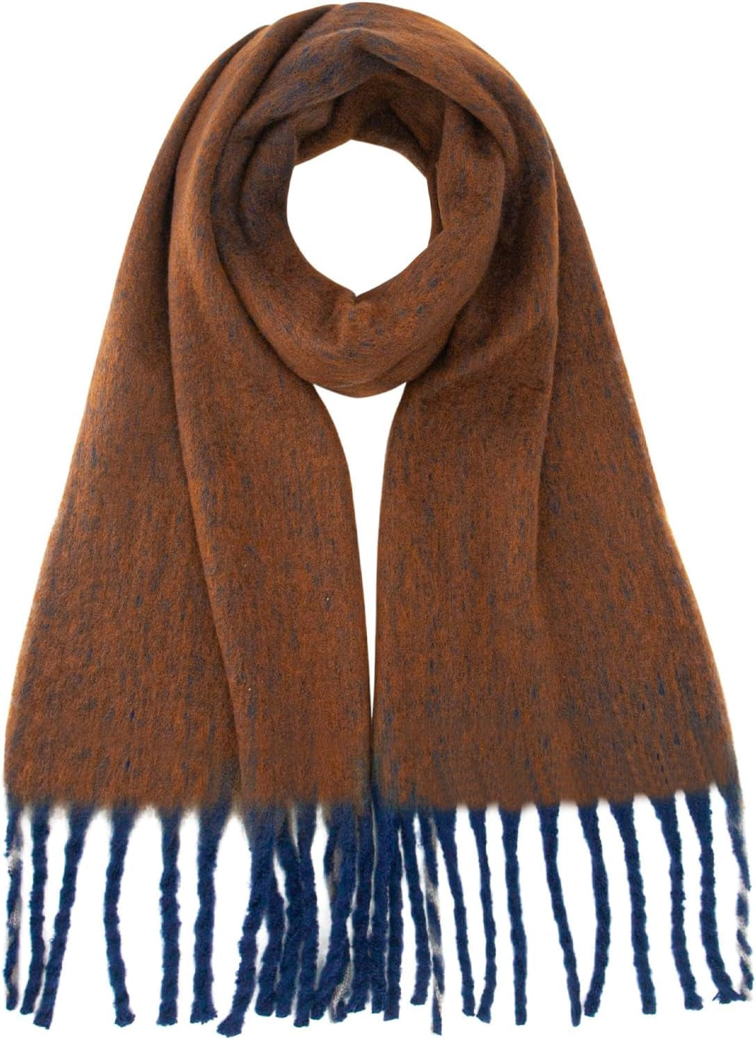 Missshorthair Thick Scarf for Women Big Chunky Colorful Blanket Fluffy Soft Scarves Winter Colorful Shawl Warps